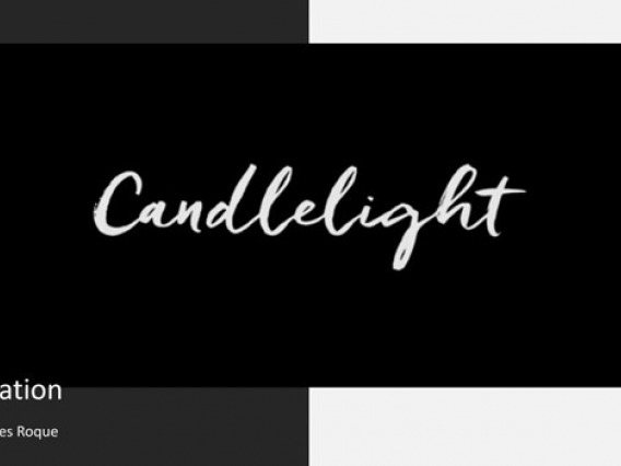 candlelight video presentation image